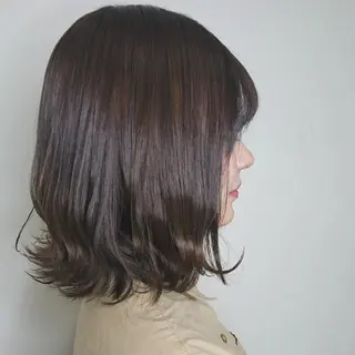 ミディアム カラー youres センター南所属・今満 精二のヘアスタイル