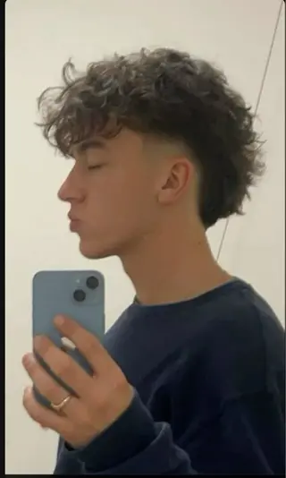 ショート カラー パーマ メンズ クラシックスタイル 💈鈴木洵誠のヘアスタイル