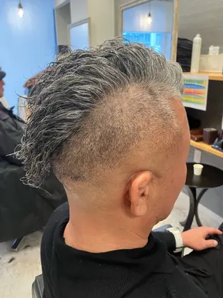 パーマ メンズ メンズ特化/パーマ/ フェードWATARUのヘアスタイル