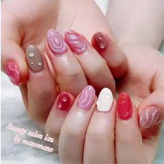 ネイル ラウバイマノマノ なかざとのネイルデザイン