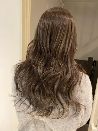 ロング カラー 🌈評価No.1🌈 艶髪カラー❌エクステのヘアスタイル