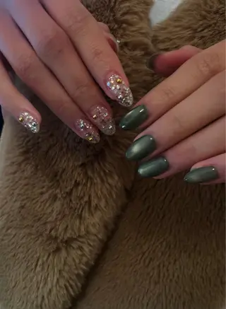 ネイル 金 柚嬉のネイルデザイン