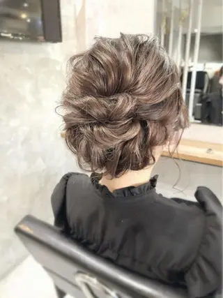 ヘアアレンジ 松井那津子 /ハイライトブリーチのヘアスタイル