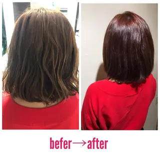 カラー 縮毛矯正＆髪質改善特化型サロン所属・髪質改善＆縮毛矯正 三上大地のヘアスタイル