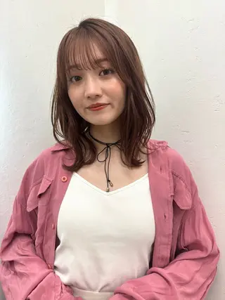 ミディアム 艶髪/レイヤー/ 透明感🎀/MARIのヘアスタイル