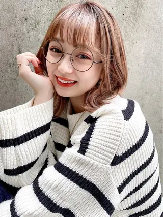 ミディアム カラー 豊中/メンズ特化 岡田 龍之介のヘアスタイル