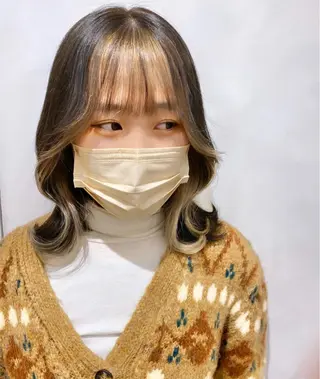 ミディアム カラー カラー系/カット特化 🟠オオタキマサシのヘアスタイル