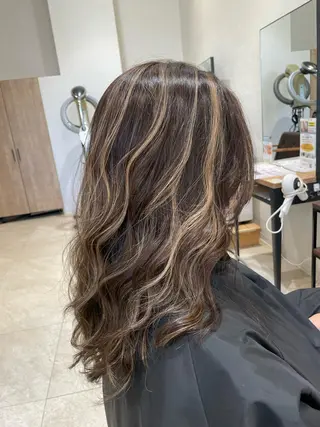 ロング カラー AGU hair vigor 三条店所属・AGU 三条店 林　雄のヘアスタイル