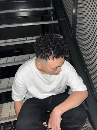 ショート パーマ メンズ Utata literie所属・嵯峨 大地/パーマ/ ハード系/特殊系のヘアスタイル