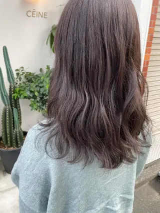 セミロング カラー 中目黒🌼 🌼ハナのヘアスタイル