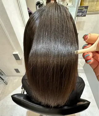 ミディアム 韓国風🫧髪質改善 Bonheur辻結凪のヘアスタイル