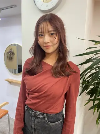 ミディアム カラー 古松佳々里 ボブパーマ暖色カラーのその他イメージ