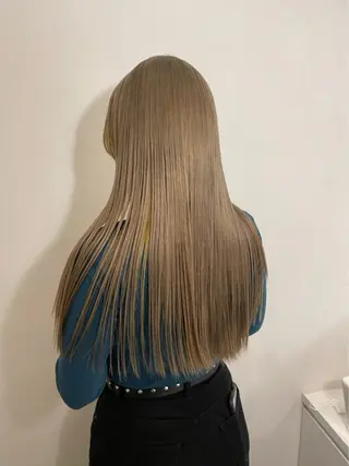 ロング カコ/レイヤーカット ヘアアレンジのヘアスタイル