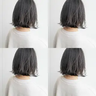 ショート カラー パーマ ヘアアレンジ iplus✴ まつげ、眉毛、耳つぼのマツエク・マツパデザイン