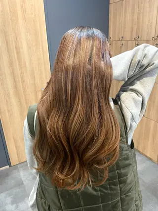 ロング 鎌取/透明感カラー /ボブ/顔まわりのヘアスタイル