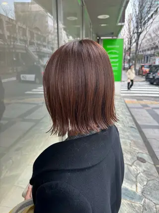 ショート カラー パーマ 髪質改善/ ストレート/佐藤健人のヘアスタイル