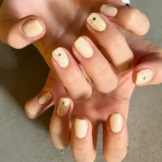 ネイル unwind ┊︎冬っぽネイル🧸のネイルデザイン