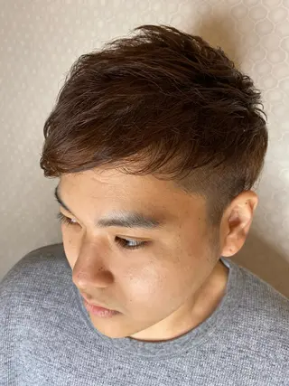 メンズ サロンド・かわの所属・岡野 咲絢【さあや】のヘアスタイル