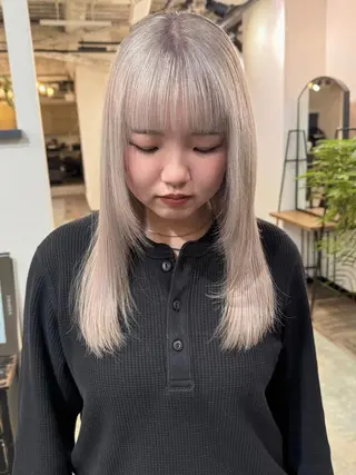 カラー 後藤 未奈のヘアスタイル