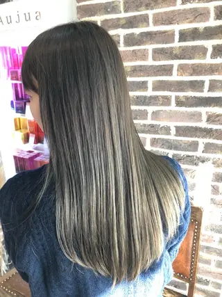 ロング カラー 高橋 隆一のヘアスタイル