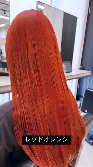 ロング カラー カラースペシャリスト ・齊藤 羽瑠輝のヘアスタイル