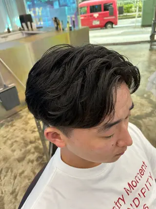 ショート UNSER prod by THE DAY所属・人見 風斗のヘアスタイル