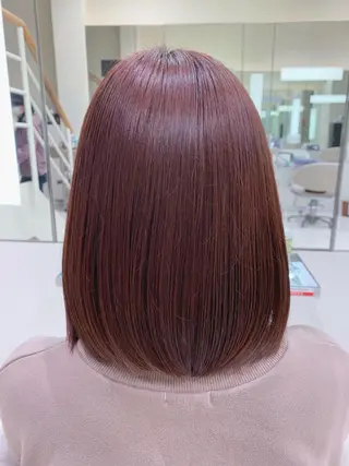 ミディアム カラー ヘッドスパ/栄 /久屋大通/岡戸のヘアスタイル