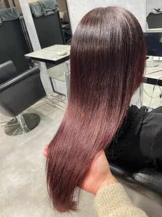 ロング 原宿/プルエ ク/上品カラー/そらのヘアスタイル