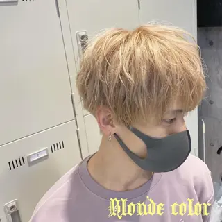 カラー メンズ 似合わせパーマ🔥 渡邉愛斗のヘアスタイル