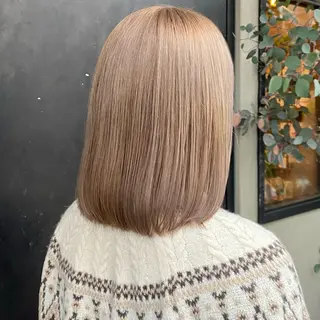 ミディアム カラー 比嘉 陽のヘアスタイル