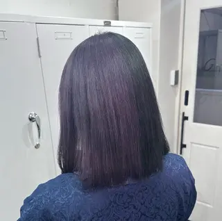 ミディアム カラー ハイトーン/ウルフ /エクステ/ましろのヘアスタイル