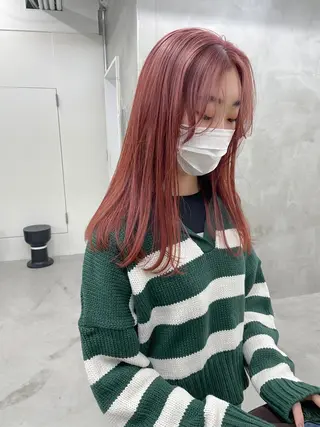 ロング カラー yurika☁️ 似合わせ｜レイヤーのヘアスタイル