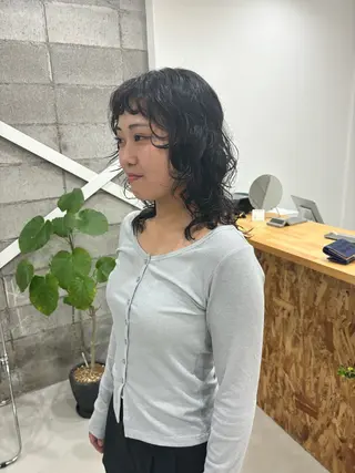 ミディアム パーマ HIAR CREATE CLEAR due所属・安藤 大陸のその他イメージ