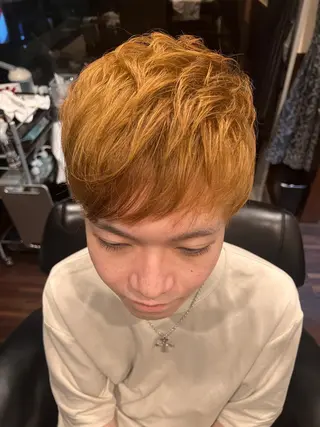 ショート メンズ 銀座バルビエグラン 角田雅樹（夜限定）のヘアスタイル