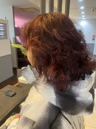 ミディアム ALBUM  池袋所属・ショート/レイヤー/ パーマ特化/笠原翔一のヘアスタイル