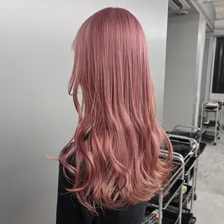 ロング カラー ゆるふわ透明感カラー 🎀ほの/表参道のヘアスタイル