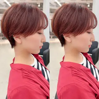 ショート カラー LA KING GINZA TOKYO所属・🧡ショートの達人 🧡SHOのヘアスタイル
