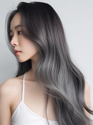 セミロング カラー Lehm所属・表参道/さあ や/大人ナチュラルのヘアスタイル