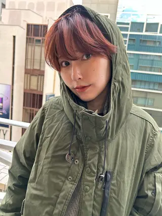 ショート カラー ショート/ボブ専門 宮脇美奈/南船場のヘアスタイル