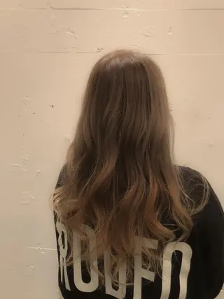 ロング カラー 小森谷 亮太のヘアスタイル