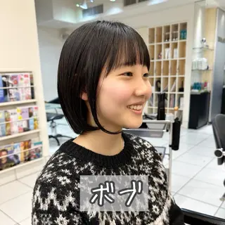 ミディアム 小池 功のヘアスタイル