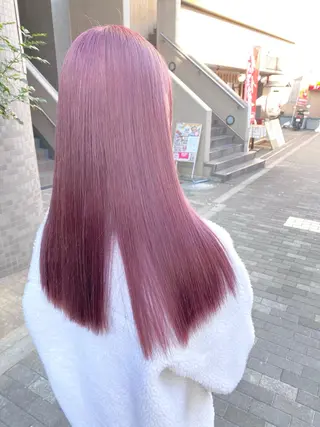 ロング カラー 谷口 優冴のヘアスタイル