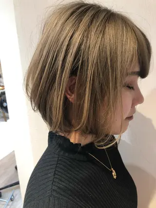 ミディアム カラー 🌟イメチェン美容師 🌟清水 大輝のヘアスタイル