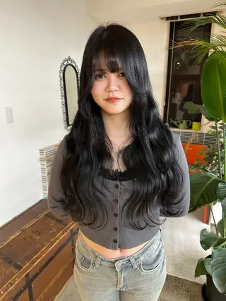 ロング カラー ブリーチ矯正/ ブリーチ特化mikaのヘアスタイル