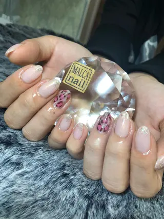 セミロング カラー パーマ ヘアアレンジ キッズ ネイル マツエク・マツパ MALCAnail(マルカネイル)所属・荒木 莉奈のネイルデザイン