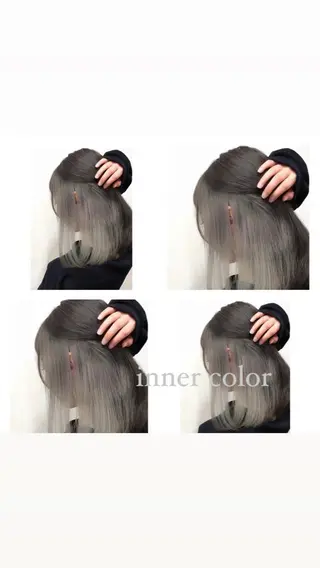 セミロング PANOL 秀島のヘアスタイル