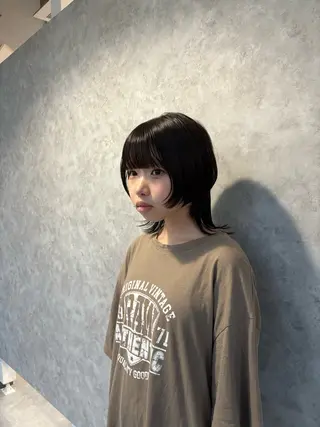 ミディアム Aura 髪質改善＆韓国レイヤー所属・あい❤︎ /髪質改善/艶カラーのヘアスタイル
