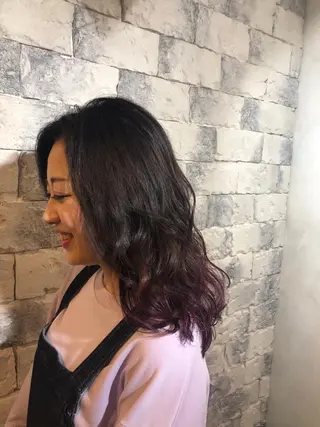 セミロング カラー AUBE HAIRazul吉祥寺所属・綺麗な髪質にしたい方 限定🌈清水 祥のヘアスタイル