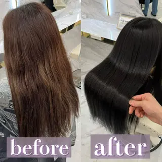 ロング 髪質改善縮毛矯正🫧 村上蒼生のヘアスタイル