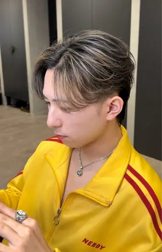 ショート カラー メンズ 外国人風カラー職人 レオのヘアスタイル